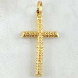 Dije Cruz Malla 3gr / 4.5cm / Oro 18K