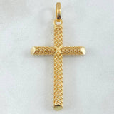 Dije Cruz Malla 2.7gr / 4.7cm / Oro 18K