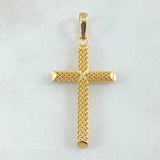 Dije Cruz Malla 1.75gr / 4cm / Oro 18K