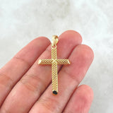 Dije Cruz Malla 2.05gr / 4cm / Oro 18K