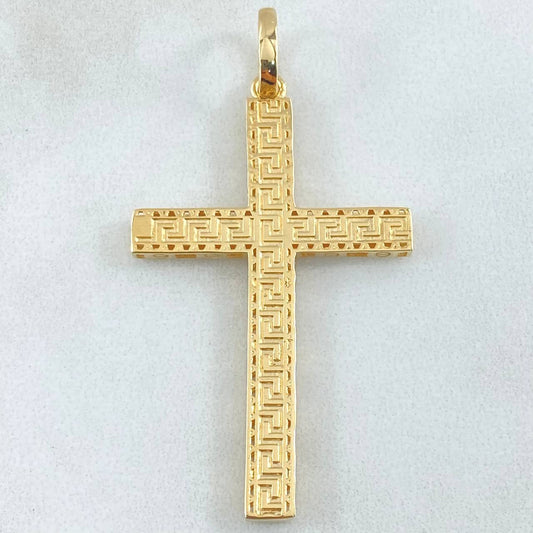 Dije Cruz Tribal 4.5gr / 5.3cm / Oro Amarillo 18K ©