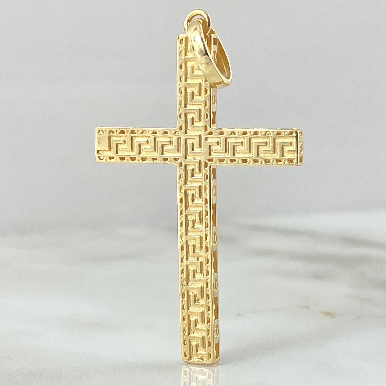 Dije Cruz Tribal 4.5gr / 5.3cm / Oro Amarillo 18K ©
