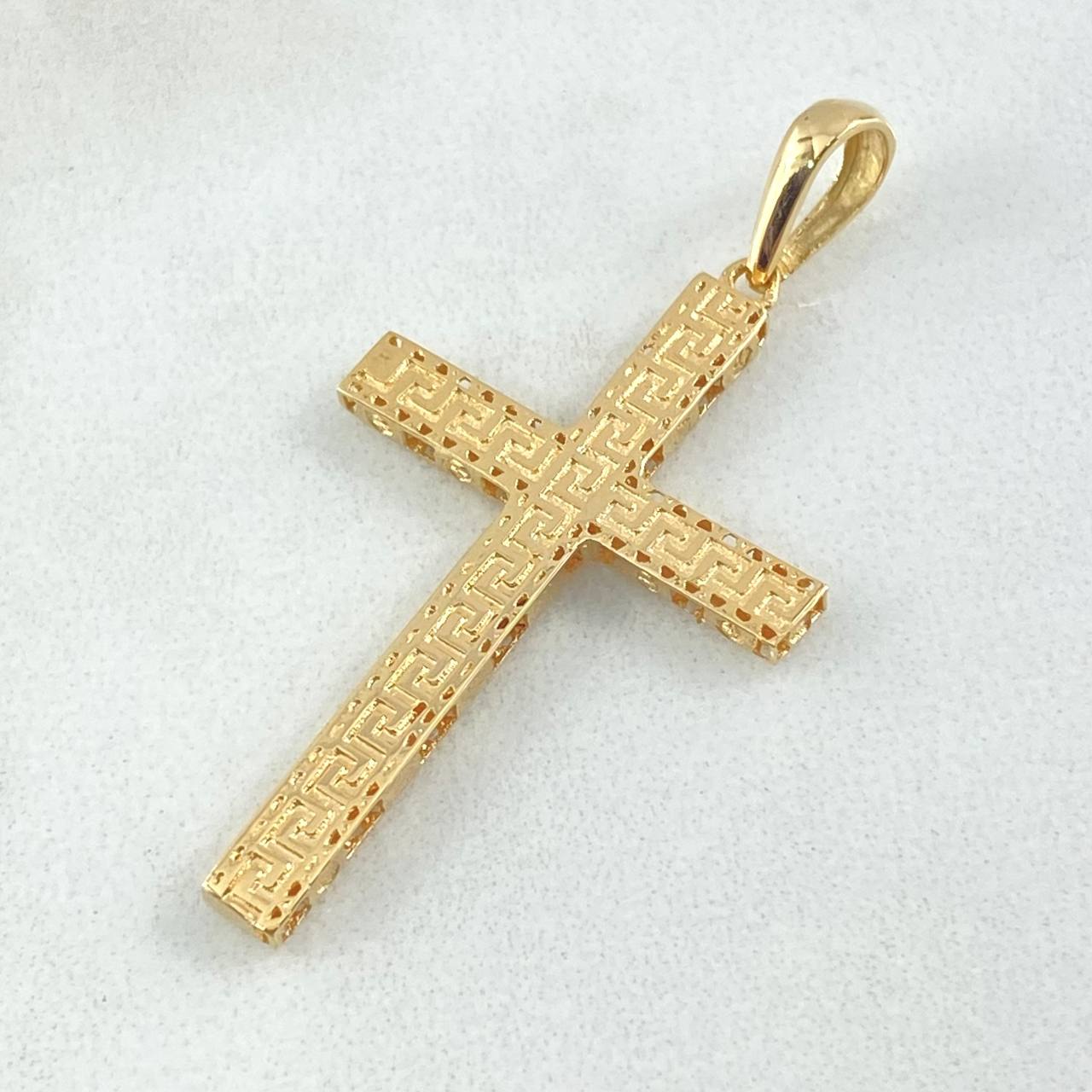 Dije Cruz Tribal 2gr / 4cm / Oro 18K