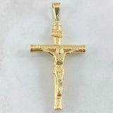 Dije Cruz Cristo 3.1gr / 5.7cm / Oro 18K