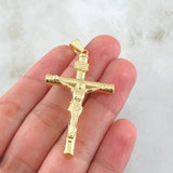 Dije Crúz Cristo 3.1gr / 5.7cm / Oro 18K *
