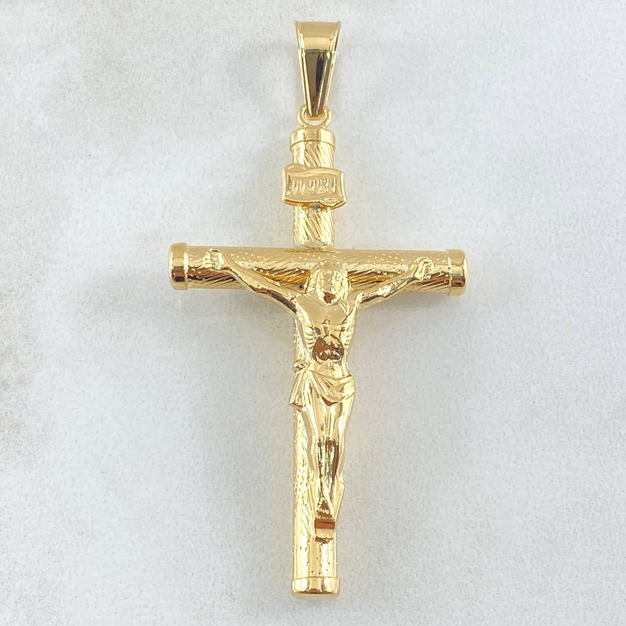 Dije Cruz Cristo 3.05gr / 5.8cm / Oro Amarillo 18K
