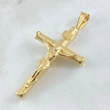 Dije Cruz Cristo 3.05gr / 5.8cm / Oro Amarillo 18K