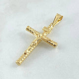 Dije Cruz Cristo 1.8gr / 4.2cm / Oro 18K