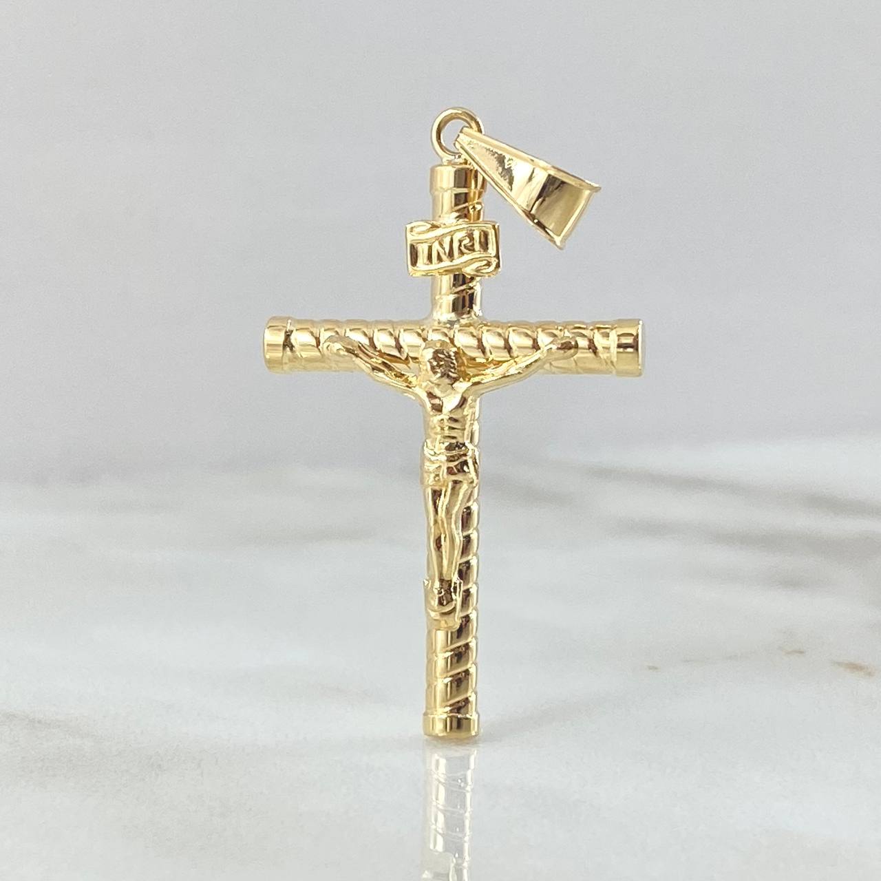 Dije Cruz Cristo 1.8gr / 4.2cm / Oro 18K