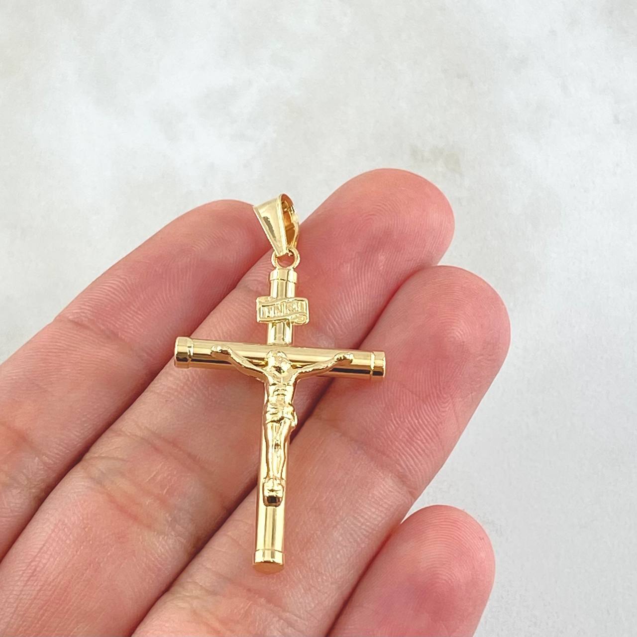 Dije Cruz Cristo 1.75gr / 4.3cm / Oro 18K