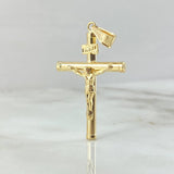 Dije Cruz Cristo 1.3gr / 3.5cm / Oro 18K ©