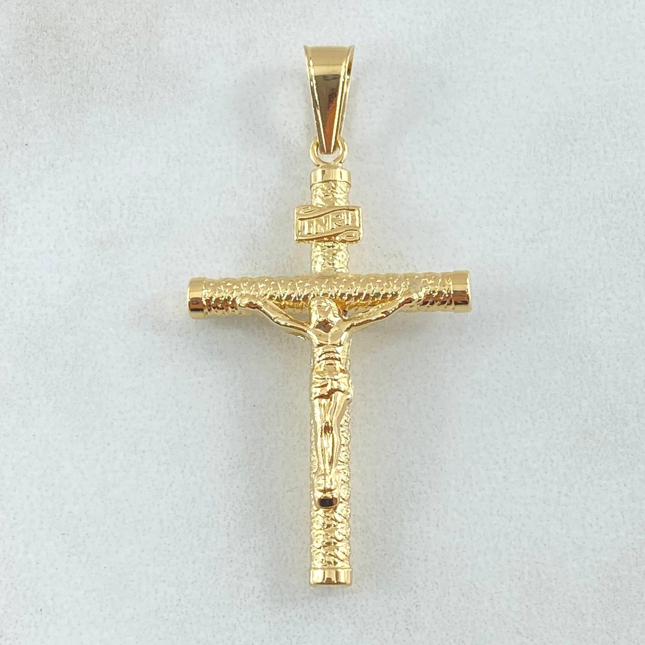 Dije Cruz Cristo 1.8gr / 4.3cm / Oro 18K