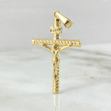 Dije Cruz Cristo 1.8gr / 4.3cm / Oro 18K