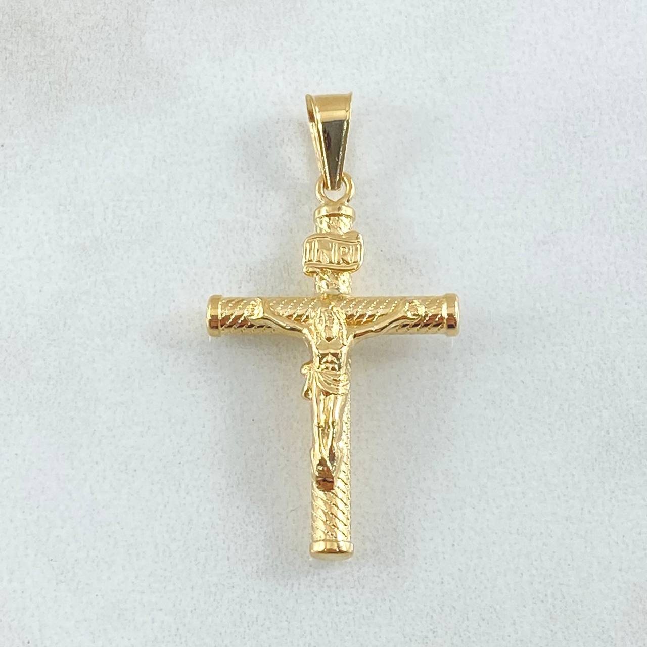 Dije Cruz Cristo 1.3gr / 3.4cm / Oro 18K