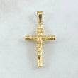 Dije Cruz Cristo 1.3gr / 3.4cm / Oro 18K