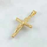 Dije Cruz Cristo 1.3gr / 3.4cm / Oro 18K