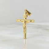 Dije Cruz Cristo 1.3gr / 3.4cm / Oro 18K