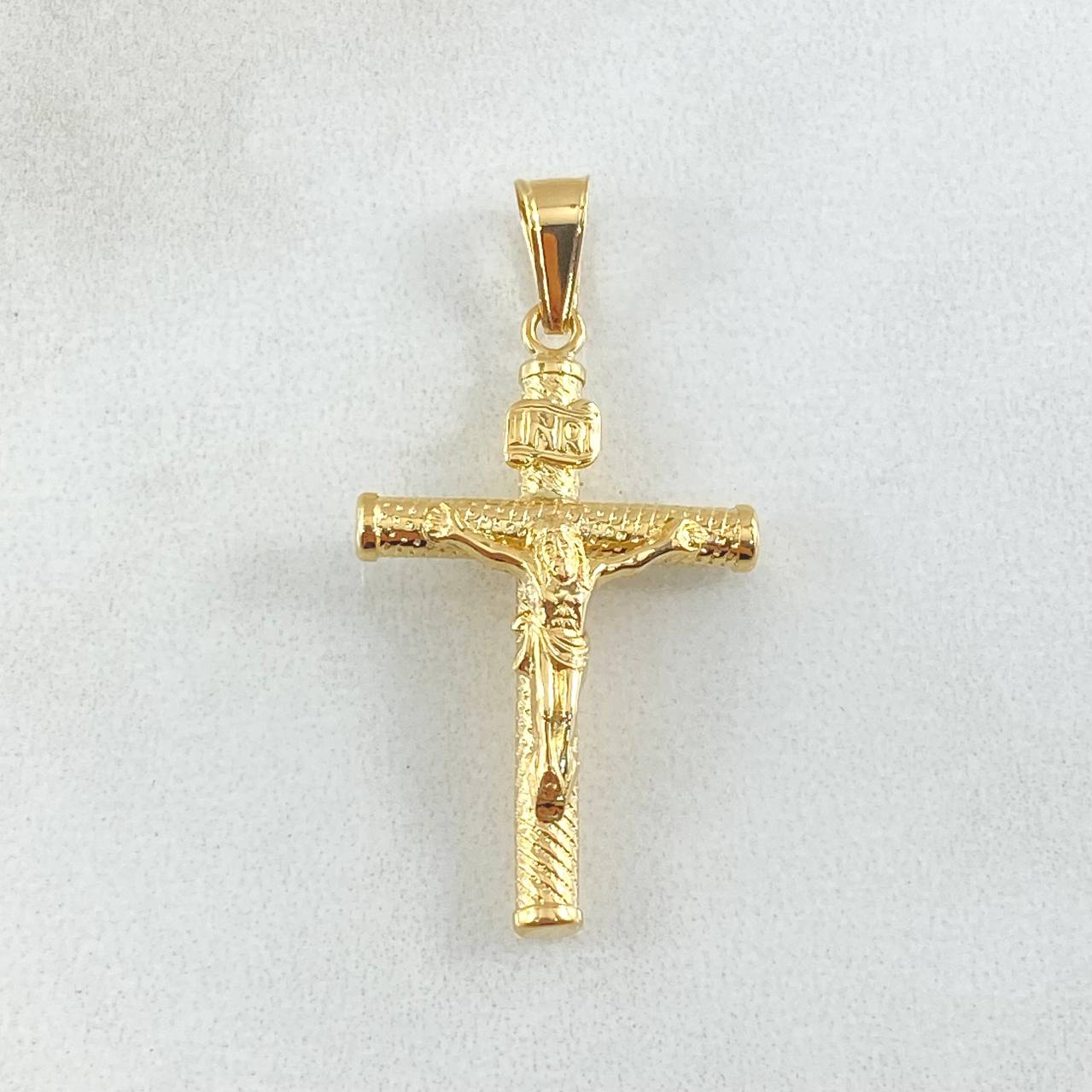 Dije Cruz Cristo 1.3gr / 3.5cm / Oro 18K