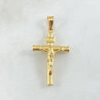 Dije Cruz Cristo 1.3gr / 3.5cm / Oro 18K