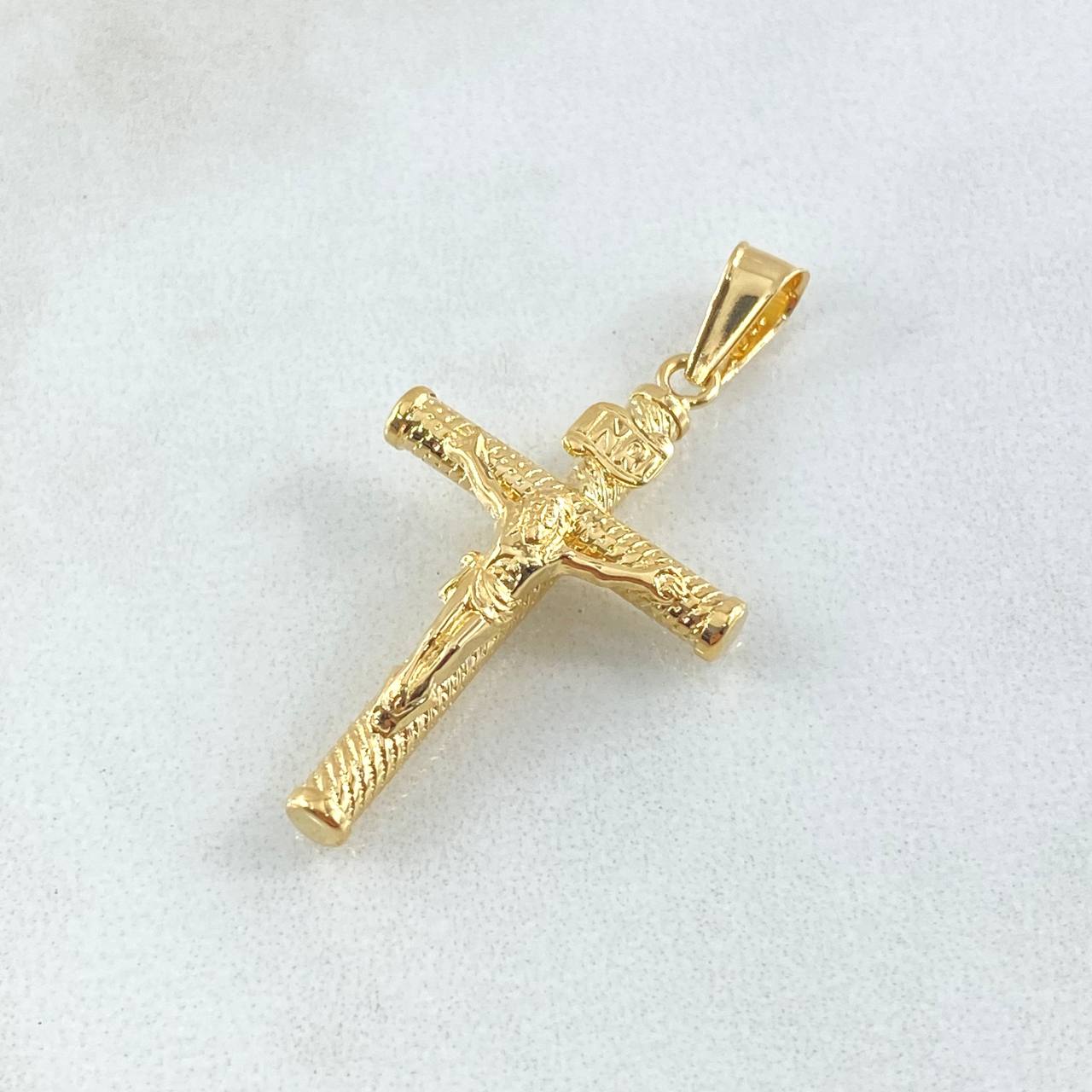 Dije Cruz Cristo 1.3gr / 3.5cm / Oro 18K