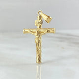 Dije Cruz Cristo 1.3gr / 3.5cm / Oro 18K