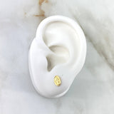 Topos Virgen María Auxiliadora 0.6gr / Oro Amarillo
