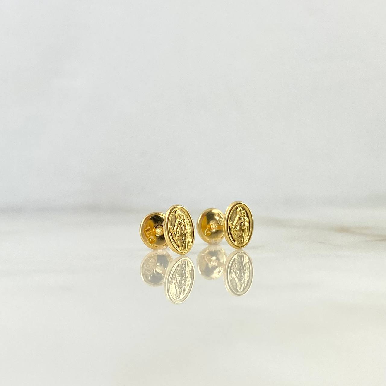 Topos Virgen María Auxiliadora 0.6gr / Oro Amarillo