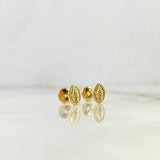 Topos Virgen María Auxiliadora 0.6gr / Oro Amarillo