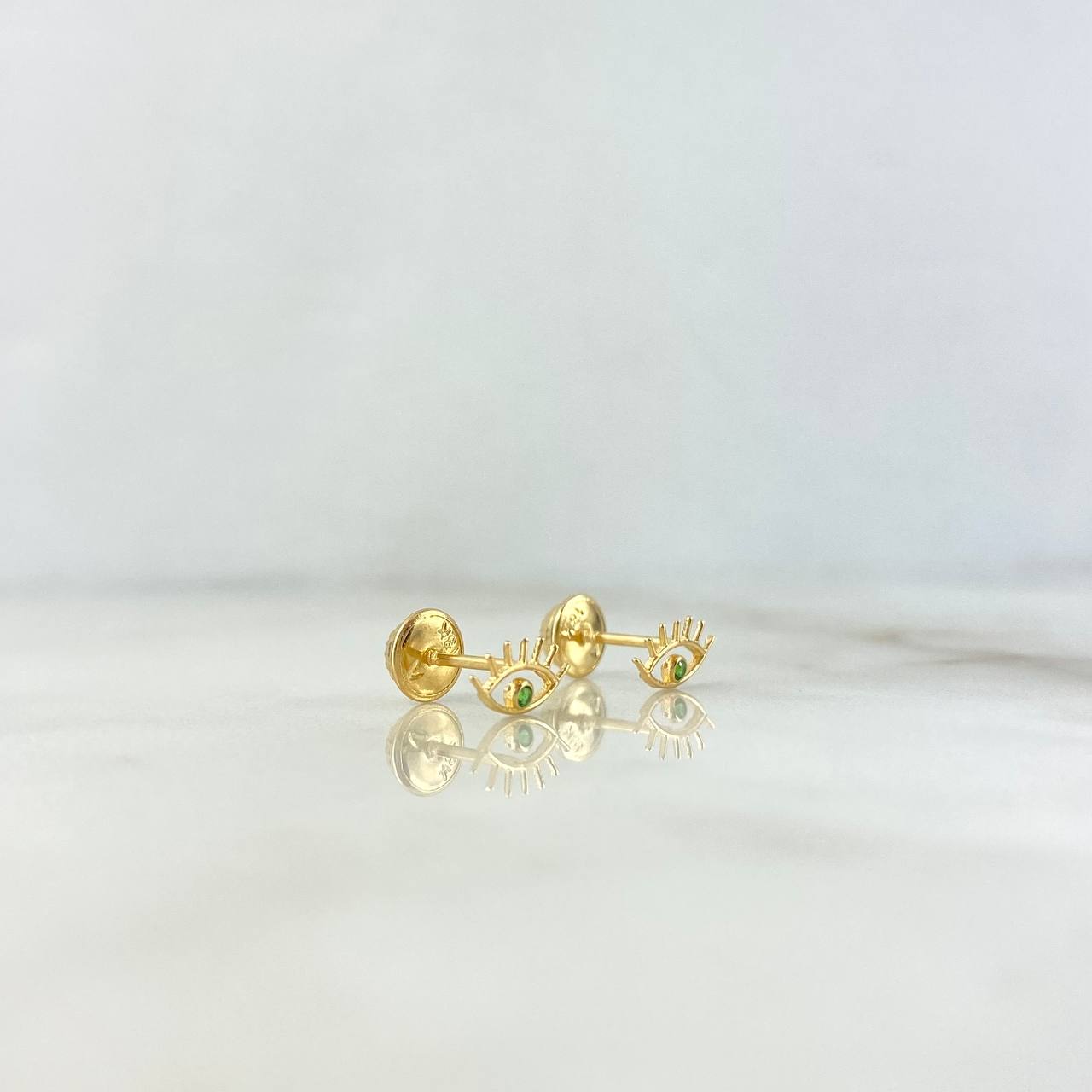 Topos Ojos 0.55gr / Circon Verde Oro Amarillo ©