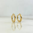 Candongas Kona 1.7gr / 1cm / 1mm Lisas Oro Amarillo