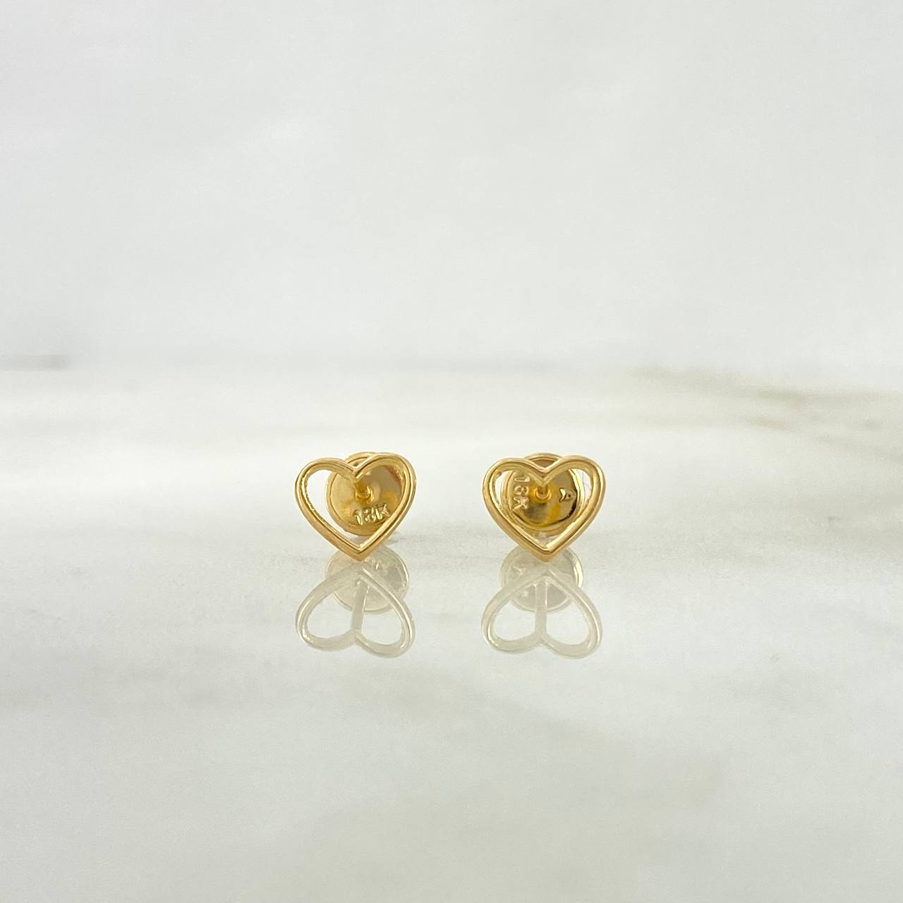Topos Silueta Corazon 0.75gr / Oro Amarillo ©