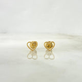 Topos Silueta Corazon 0.75gr / Oro Amarillo ©