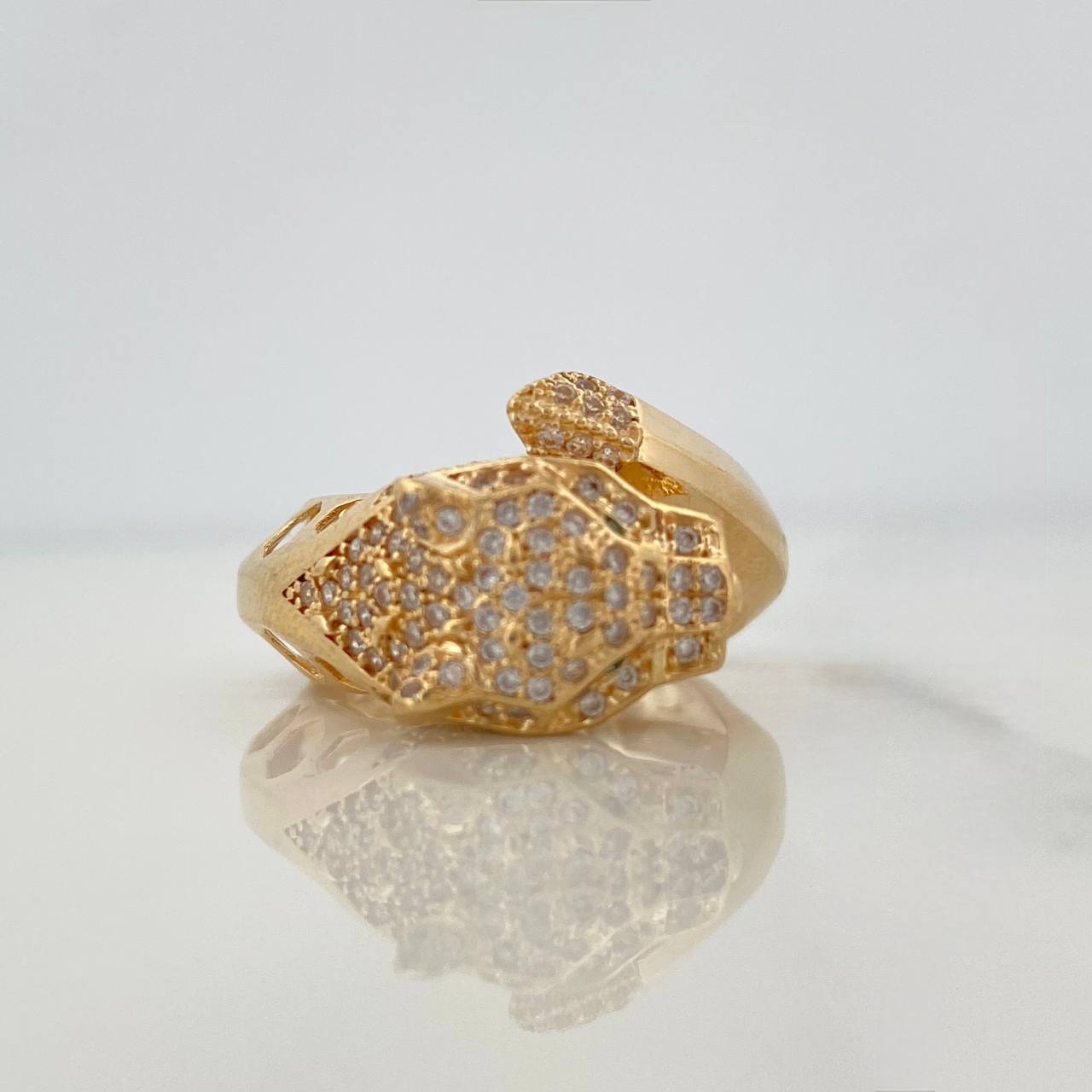 Anillo Pantera 6.8 g / T5 3/4 Oro Amarillo 18K