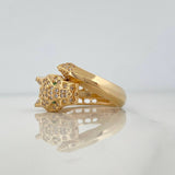 Anillo Pantera 6.8 g / T5 3/4 Oro Amarillo 18K