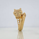 Anillo Pantera 6.8 g / T5 3/4 Oro Amarillo 18K