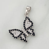Dije Mariposa 2.2 g / 2.7 cm Oro Blanco 18K