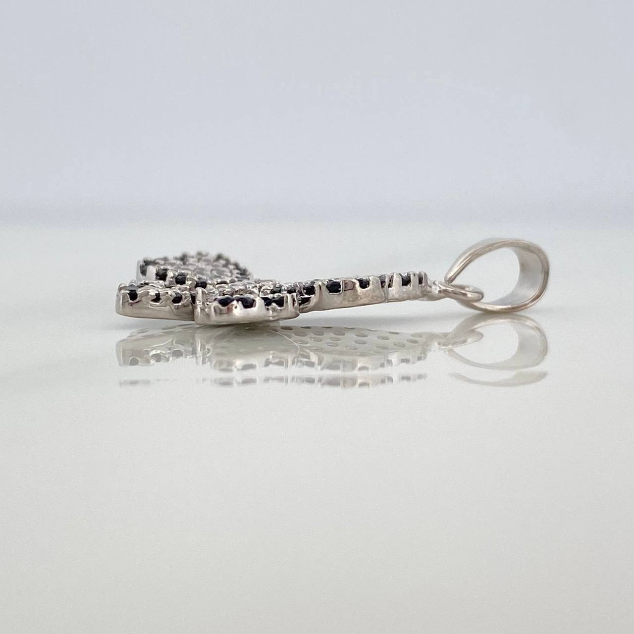 Dije Mariposa 2.2 g / 2.7 cm Oro Blanco 18K