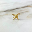 Herraje Avión 0.5gr / 1.5cm-1.8cm / Liso Oro Amarillo