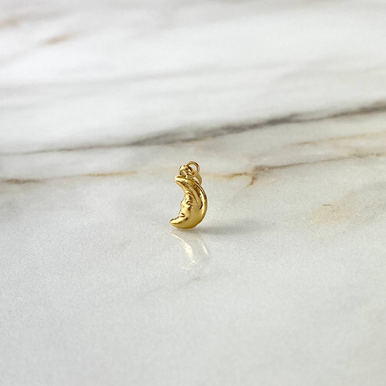 Dije Luna 0.35gr / 1.2cm / Oro Amarillo