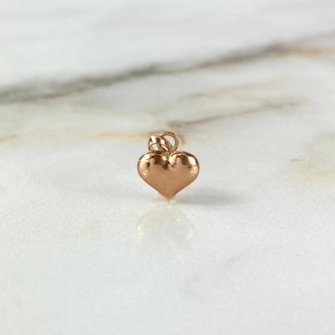 Dije Corazón 0.3gr / 1.4cm / Oro Rosa