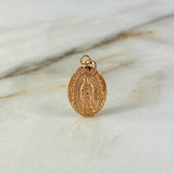 Dije Virgen de Guadalupe 0.9gr / 2.8cm / Oro Rosa