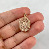 Dije Virgen de Guadalupe 1.15gr / 2.8cm / Oro Rosa