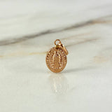 Dije Virgen de Guadalupe 0.4gr / 1.8cm / Oro Rosa