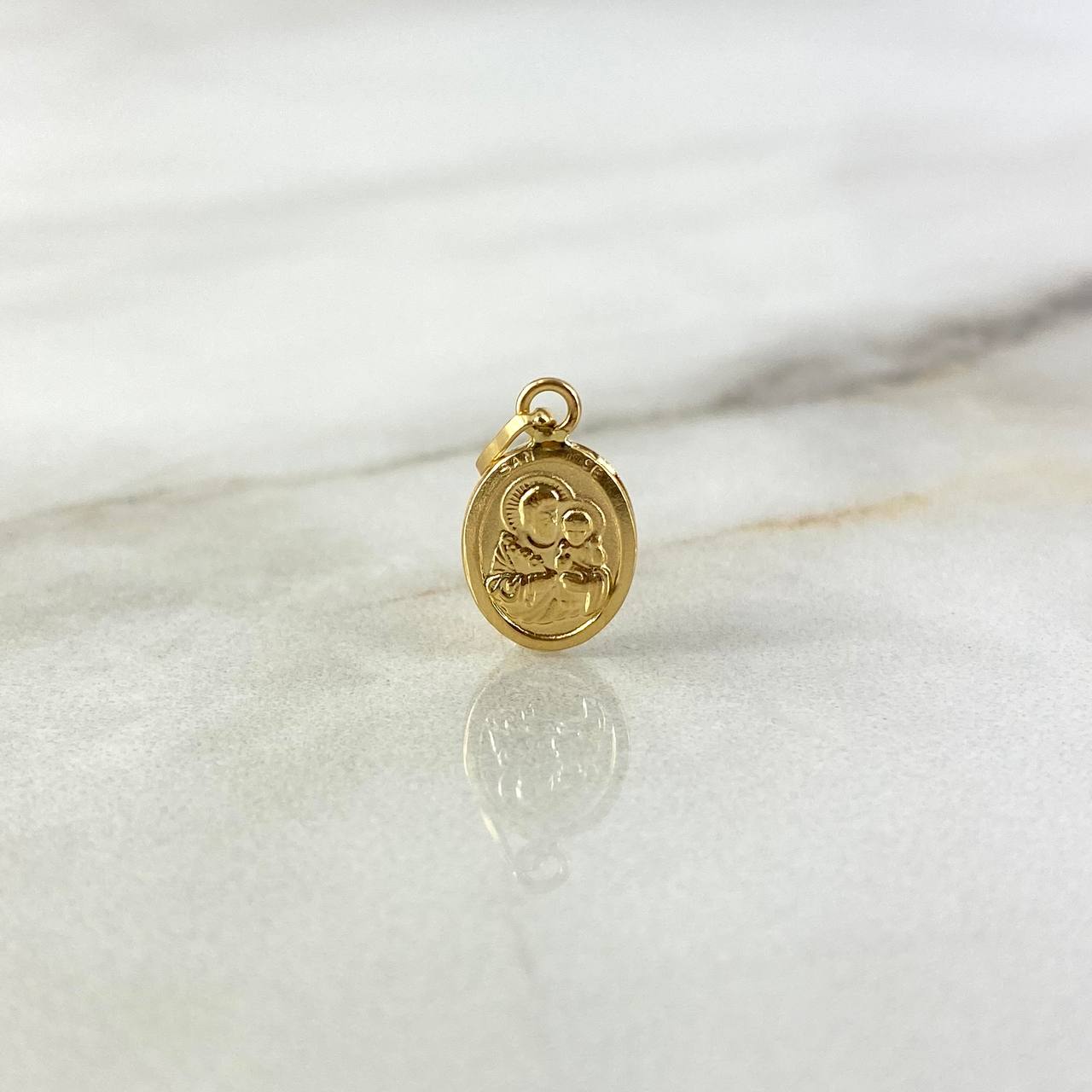 Dije San José 0.35gr / 1.7cm / Oro AmarilloႣ