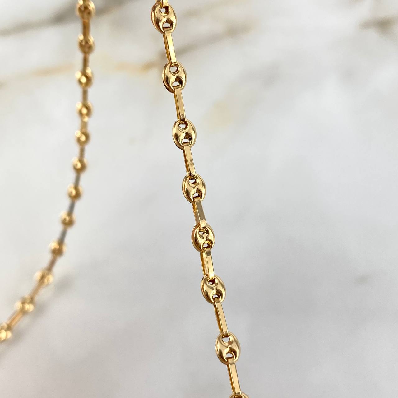 Cadena GC 5.3gr / 50cm / 3mm Oro Amarillo