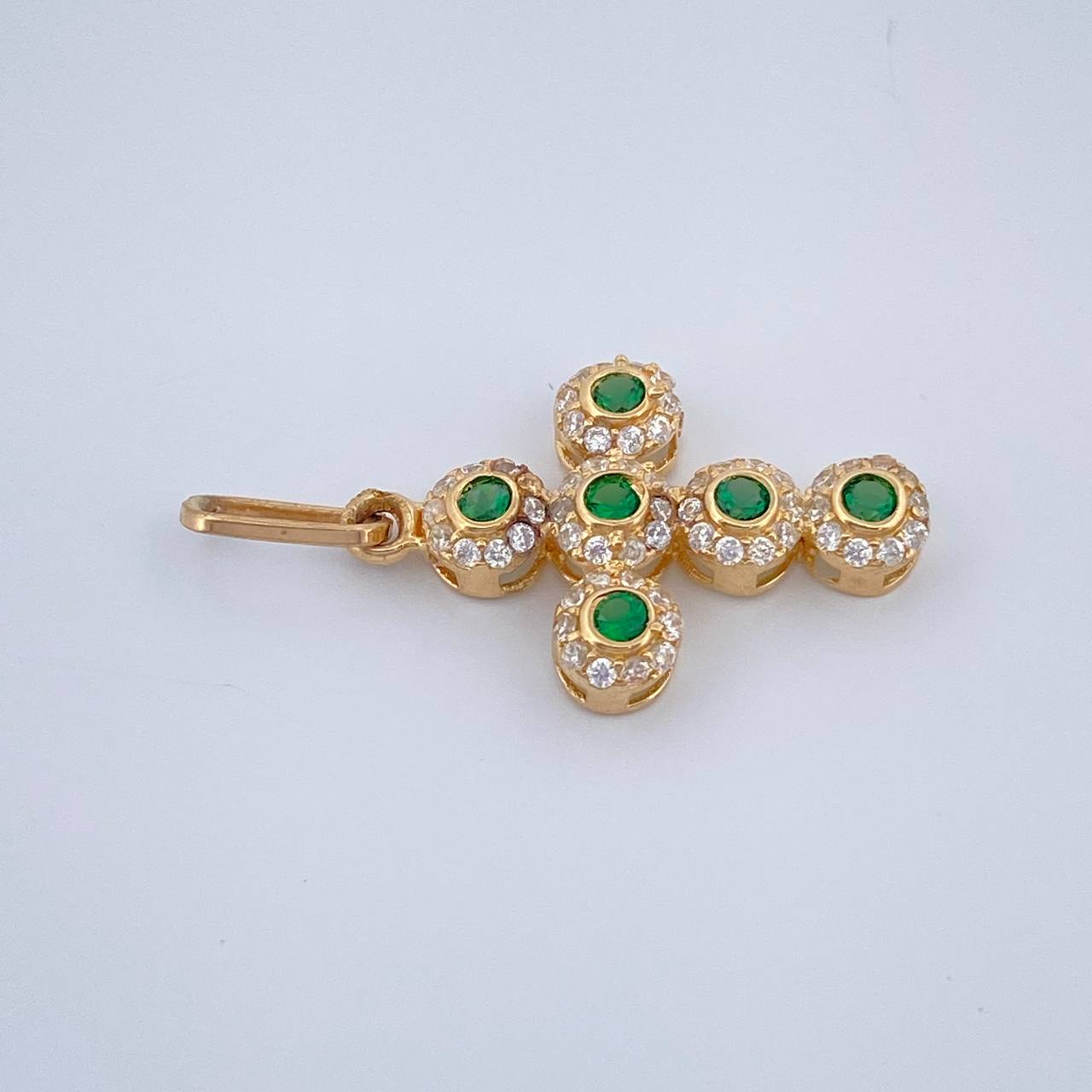 Dije Cruz Tupida 1.35gr / 2.6cm / Oro Amarillo 18K %
