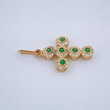 Dije Cruz Tupida 1.35gr / 2.6cm / Oro Amarillo 18K %