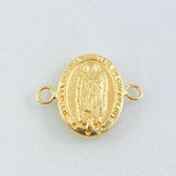 Herraje Virgen Guadalupe Ovalo 0.75gr / 1.8cm / Oro Amarillo 18K ©