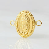 Herraje Virgen Guadalupe Ovalo 0.75gr / 1.8cm / Oro Amarillo 18K ©