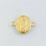 Herraje Virgen Guadalupe Ovalo 0.5gr / 1.5cm / Oro Amarillo 18K ©